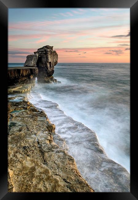 Pulpit Rock Sunset Framed Print by Chris Frost