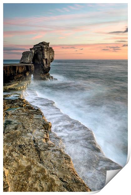 Pulpit Rock Sunset Print by Chris Frost