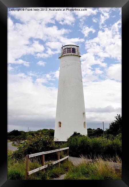 Leasowe Lighthouse Framed Print by Frank Irwin