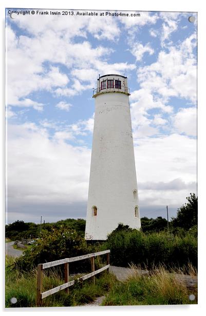 Leasowe Lighthouse Acrylic by Frank Irwin