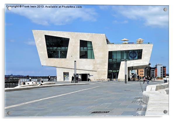 Liverpools Mersey Ferry Terminal Building Acrylic by Frank Irwin