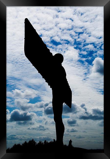 Angel of the North Framed Print by Heather Athey
