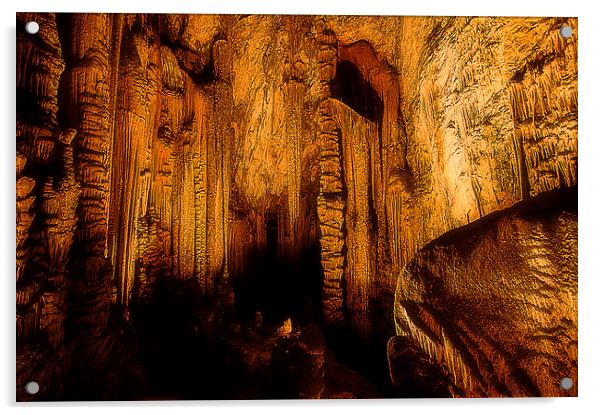 Arta Caves Mallorca Acrylic by Simon Litchfield