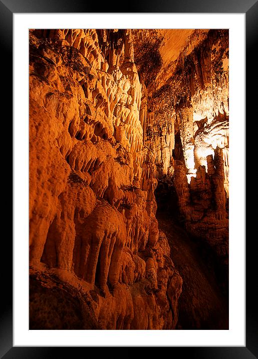 Arta Caves Mallorca Framed Mounted Print by Simon Litchfield