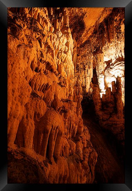Arta Caves Mallorca Framed Print by Simon Litchfield