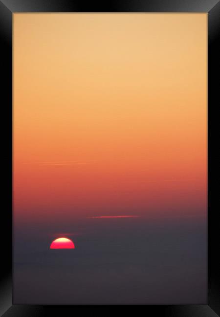 Steyning Sunrise Framed Print by Richard Cooper-Knight