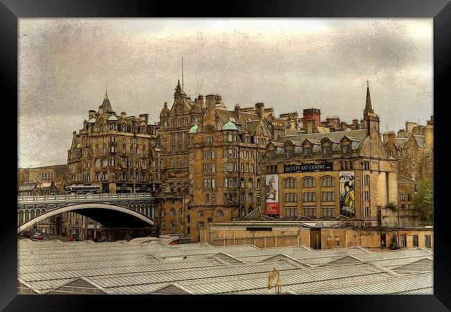 Across the Station Rooftops Framed Print by Fiona Messenger