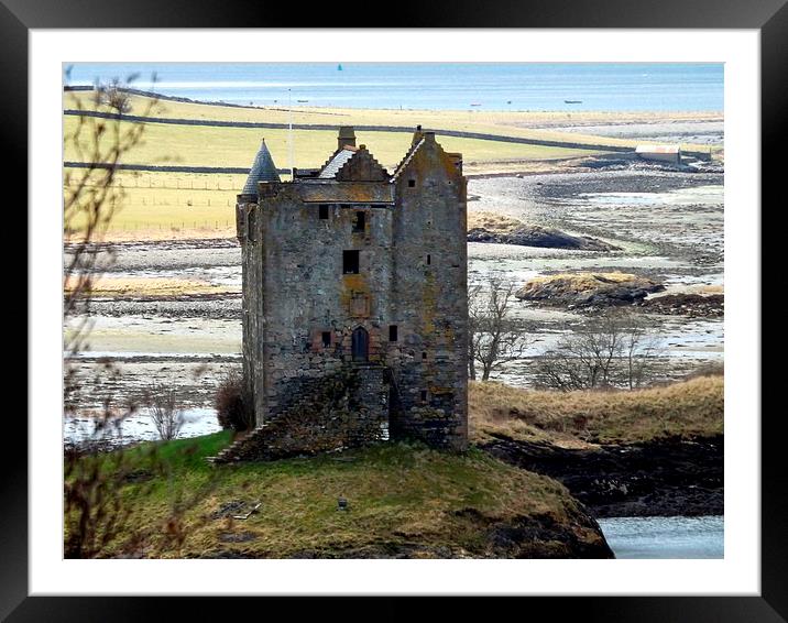 Castle Stalker , Appin Scotland Framed Mounted Print by Bill Lighterness