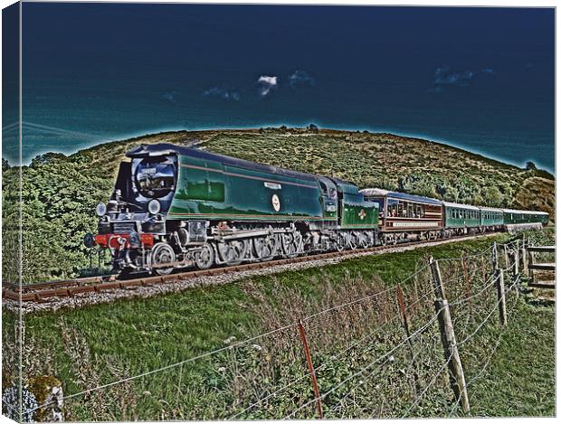 Bullied Light Pacific 34070 Manston Canvas Print by William Kempster