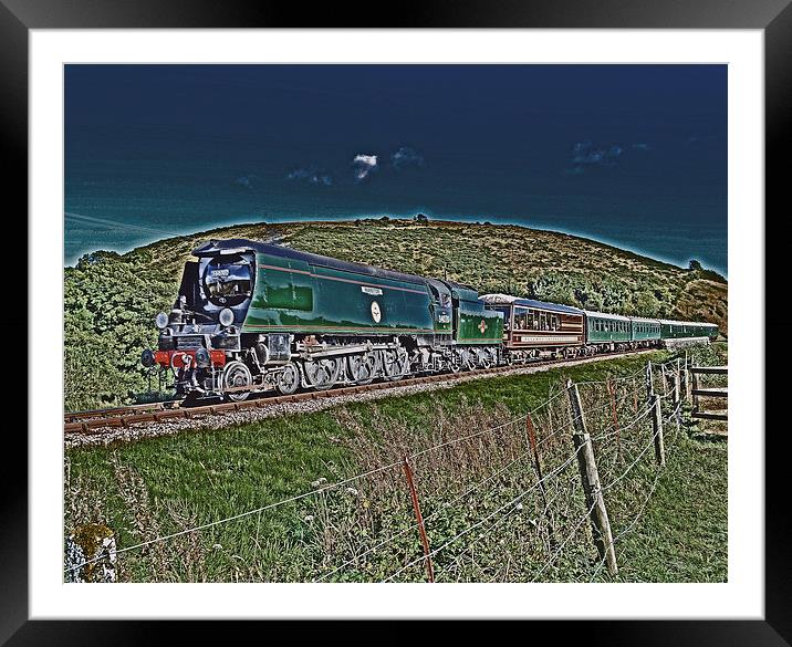 Bullied Light Pacific 34070 Manston Framed Mounted Print by William Kempster