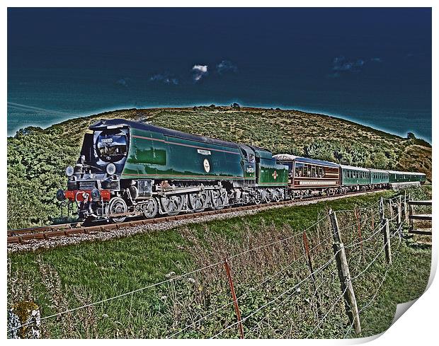 Bullied Light Pacific 34070 Manston Print by William Kempster