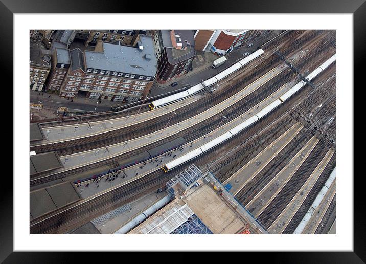 Toy Trains Framed Mounted Print by Richard Cooper-Knight