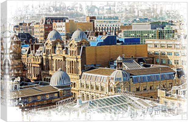 Glasgow Domes Canvas Print by Fiona Messenger