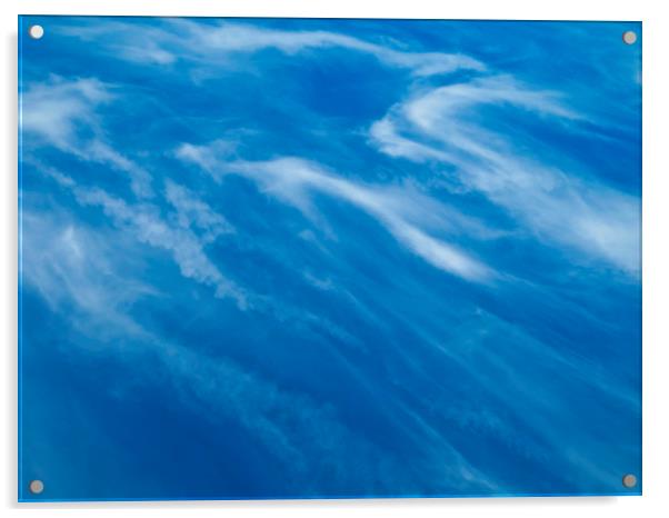 Swirling clouds Acrylic by David Pyatt