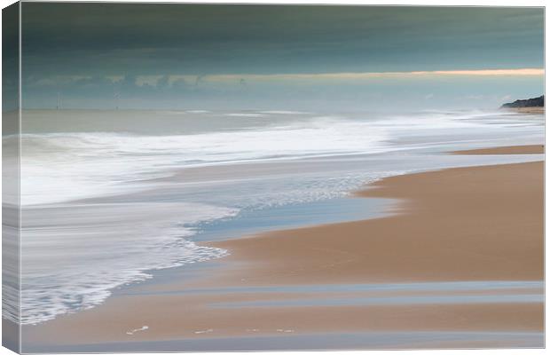 Serene on Hemsby Beach Canvas Print by Stephen Mole