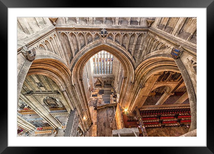 Canterbury Cathedral Framed Mounted Print by Ian Hufton