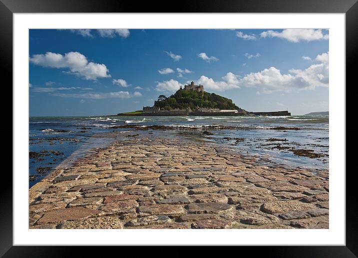 St Michaels Mount, Marazion, Cornwall Framed Mounted Print by Graham Custance