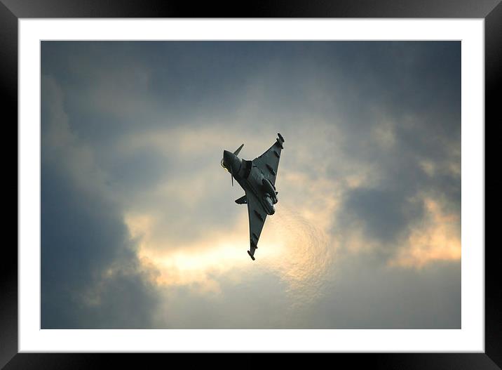 Eurofighter Typhoon Framed Mounted Print by Nigel Bangert
