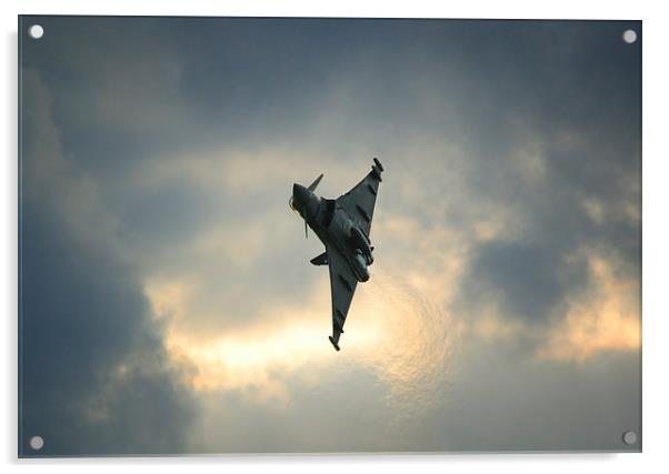 Eurofighter Typhoon Acrylic by Nigel Bangert