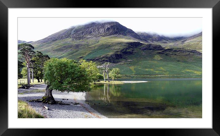 Lake Buttermere Cumbria Framed Mounted Print by Tony Bates