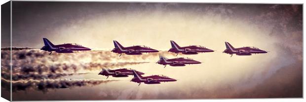 The Red Arrows Canvas Print by Fraser Hetherington