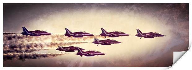 The Red Arrows Print by Fraser Hetherington