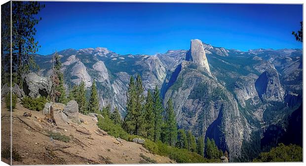 Yosemite Panorama Canvas Print by Rona Arkley