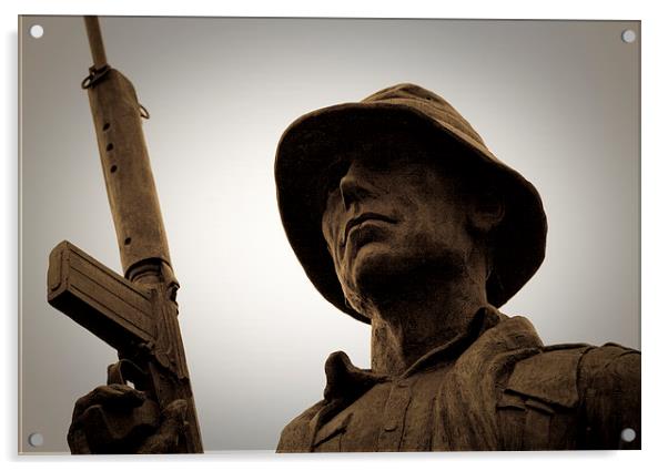Soldier Memorial Acrylic by Simon Owler