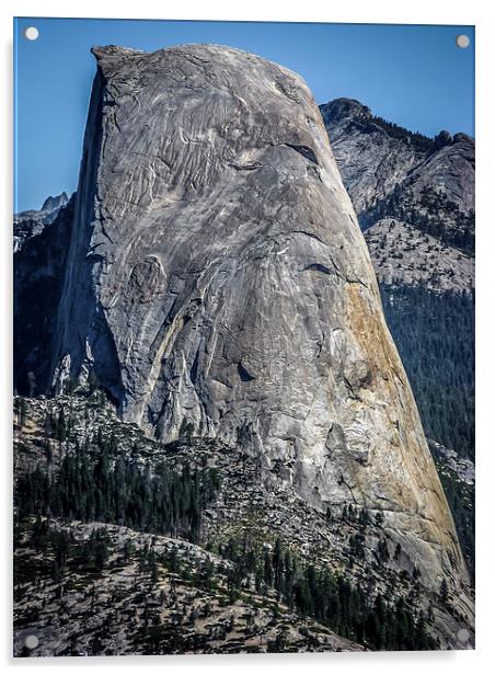 Half Dome Mountain, Yosemite Acrylic by Rona Arkley