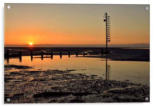 Sunset Glow Fleetwood Acrylic by Gary Kenyon