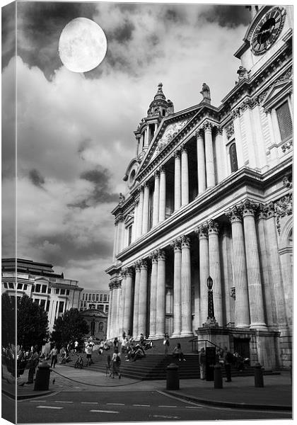 St Pauls Cathedral Canvas Print by Keith Thorburn EFIAP/b