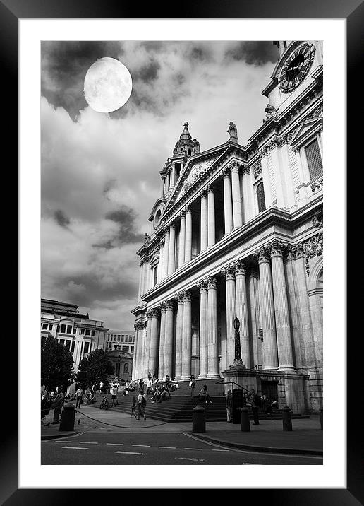 St Pauls Cathedral Framed Mounted Print by Keith Thorburn EFIAP/b