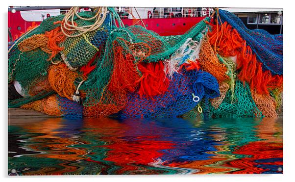 Fisherman’s nets Acrylic by David French