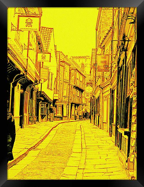 York Shambles Framed Print by Robert Gipson