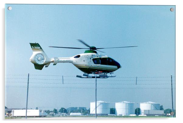 Eurocopter EC135T1 Acrylic by Edward Denyer