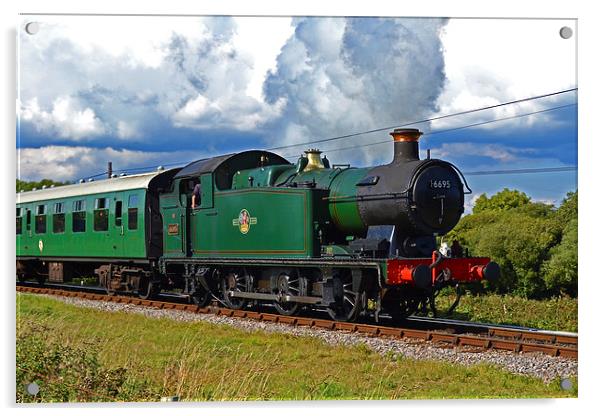 GWR Class 56XX No.6695 Acrylic by William Kempster