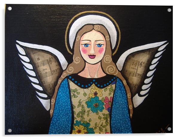 My Angel. Acrylic by Yanina Perkins
