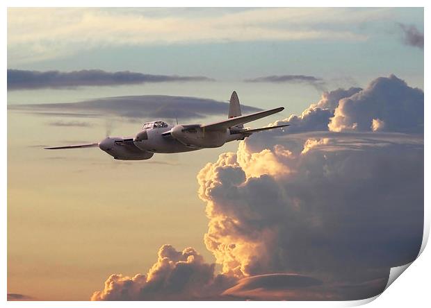 DH Mosquito -  Pathfinder Print by Pat Speirs