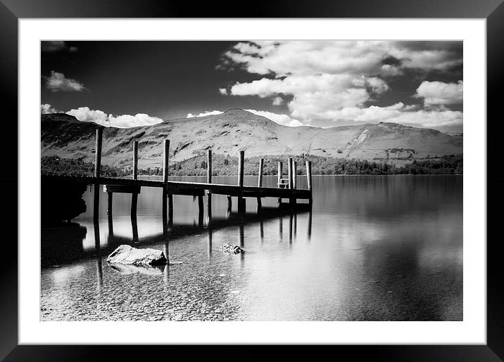 Derwent Water Framed Mounted Print by Judith Parkyn