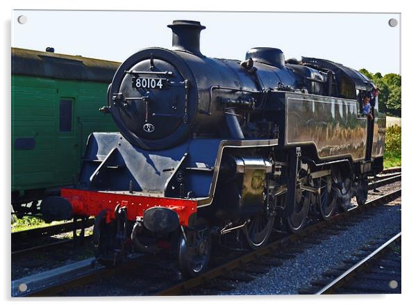 BR Standard 4MT No80104 Acrylic by William Kempster