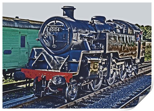 BR Standard 4MT No80104 Print by William Kempster