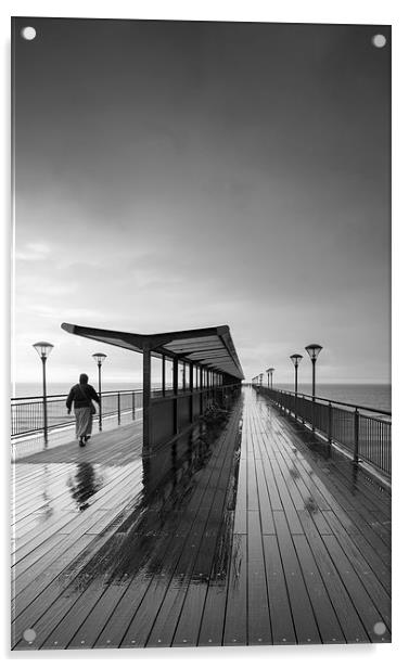 Boscombe Pier Acrylic by Phil Wareham