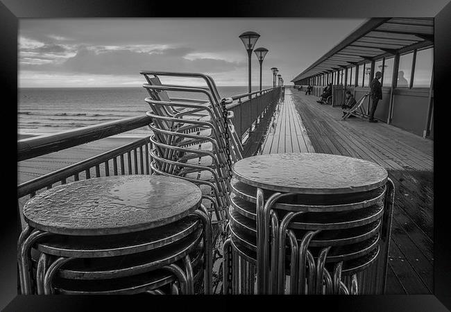 On the pier Framed Print by Phil Wareham