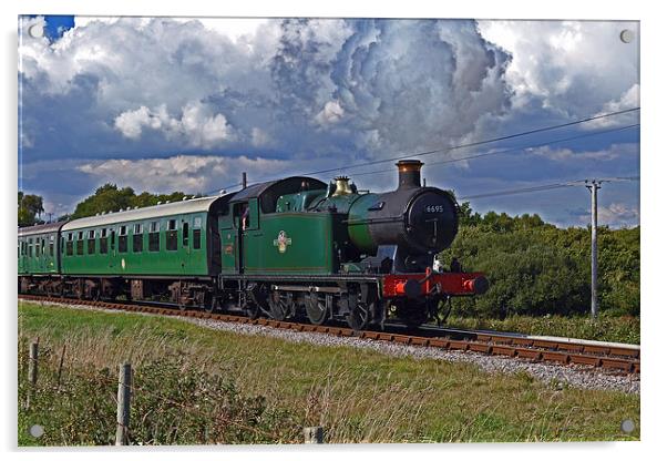 GWR 56XX Class No.6695 Acrylic by William Kempster