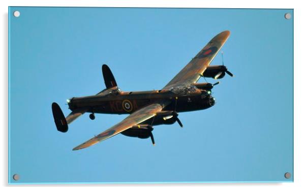 LANCASTER FLIGHT Acrylic by mike wingrove
