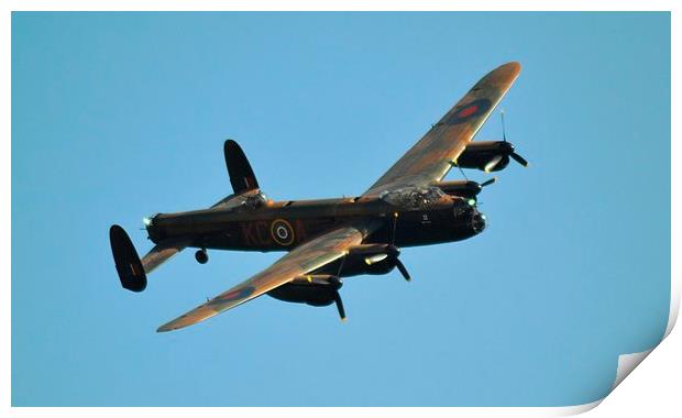 LANCASTER FLIGHT Print by mike wingrove