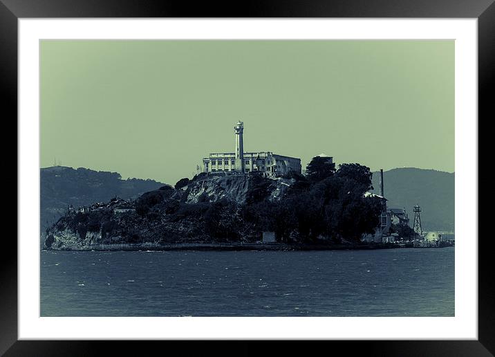 Alcatraz Framed Mounted Print by Jed Pearson