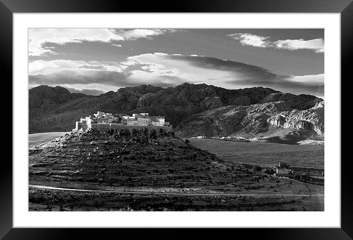 moroccan mountains Framed Mounted Print by jon betts