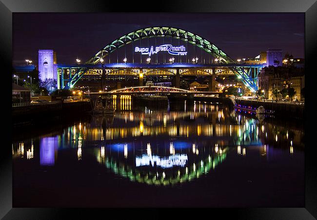 The Great North Framed Print by Dan Davidson
