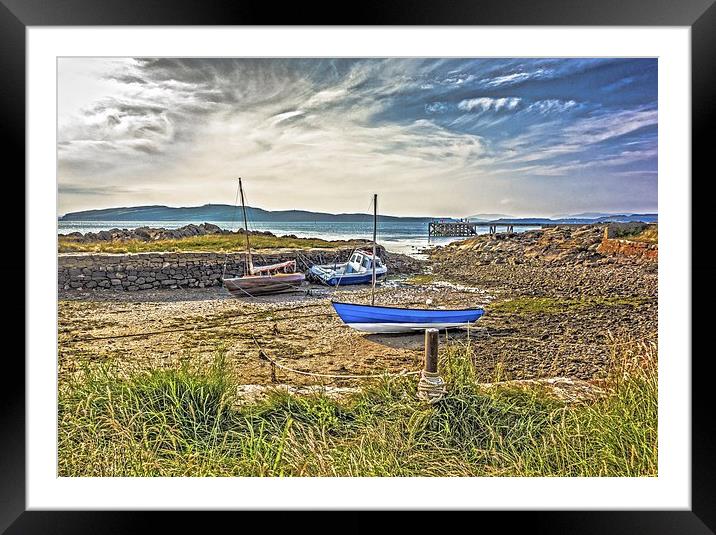Harbour at Portencross Framed Mounted Print by Tylie Duff Photo Art